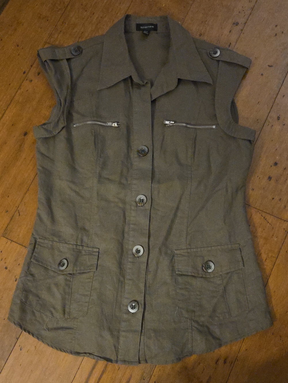 Spense Linen Blend Vest